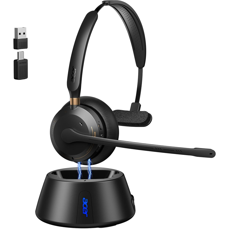 Contact Pickup Mic - Acer Wireless Headset with Mic for