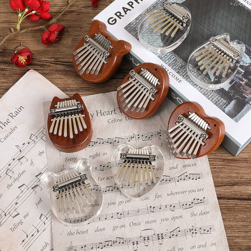 Kalimba Thumb Piano - 5*7cm 8Key Kalimba Thumb Piano Gifts