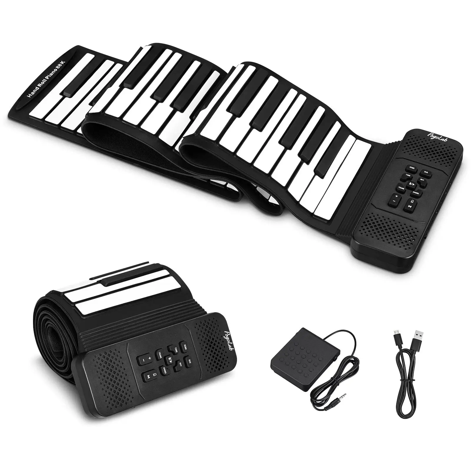 Pogolab 88 Keys Hand Roll Up P - огляд і ціна Piano Sustain Pedal