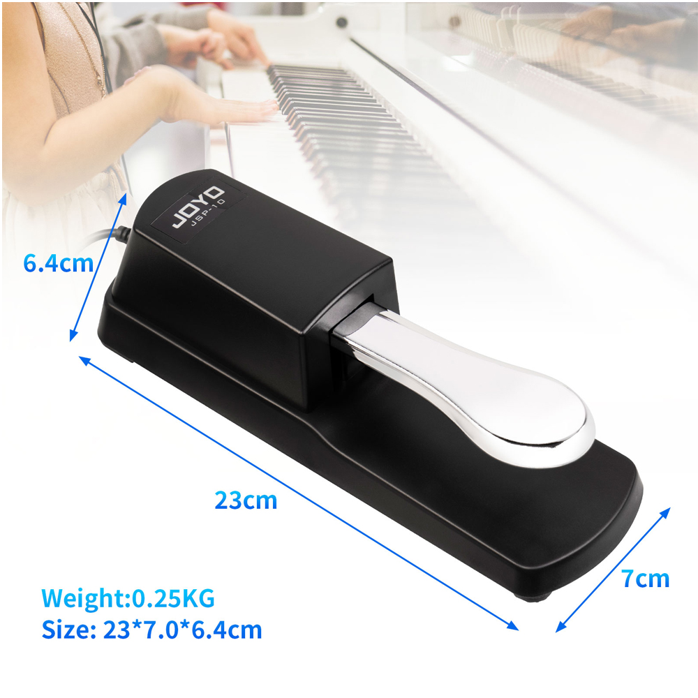 JOYO JSP-10 Sustain Pedal 6.35 - огляд і ціна Piano Sustain Pedal