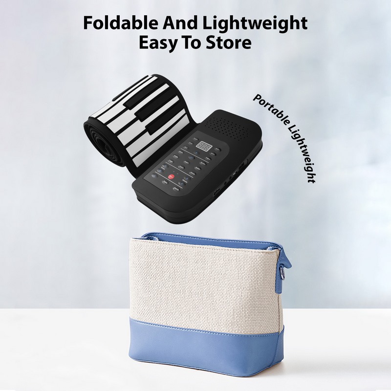 88‑Key Roll‑Up Portable Silico - огляд і ціна Piano Sustain Pedal