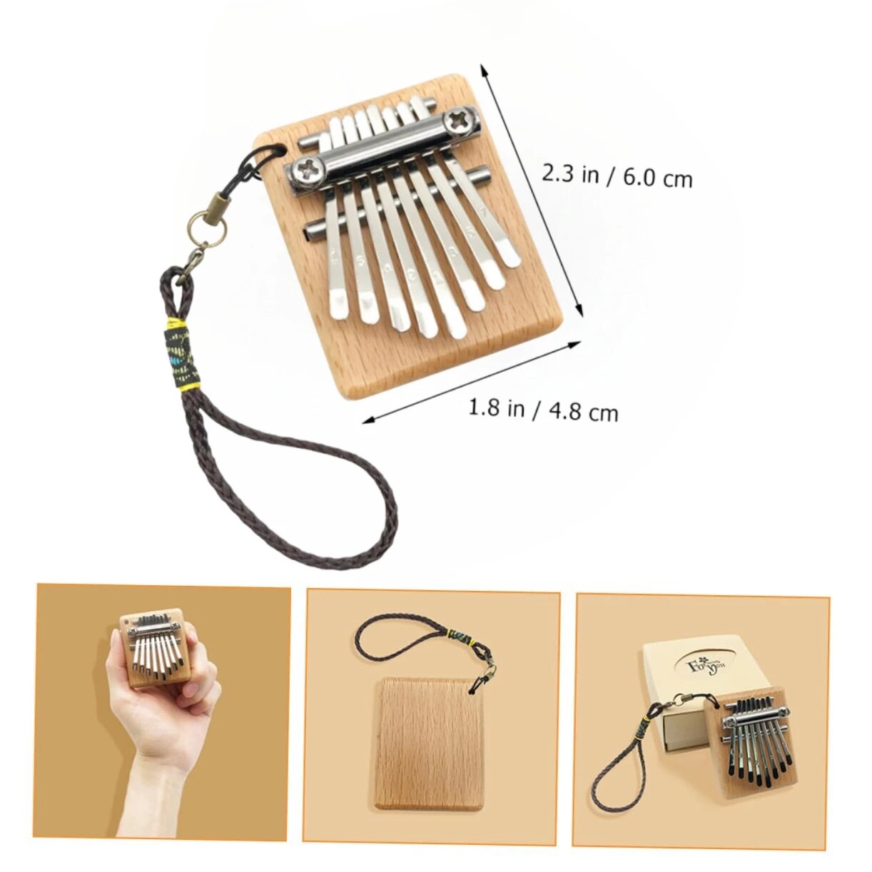 Miwayer Mini Kalimba 8 Key Thu - огляд і ціна Kalimba Thumb Piano