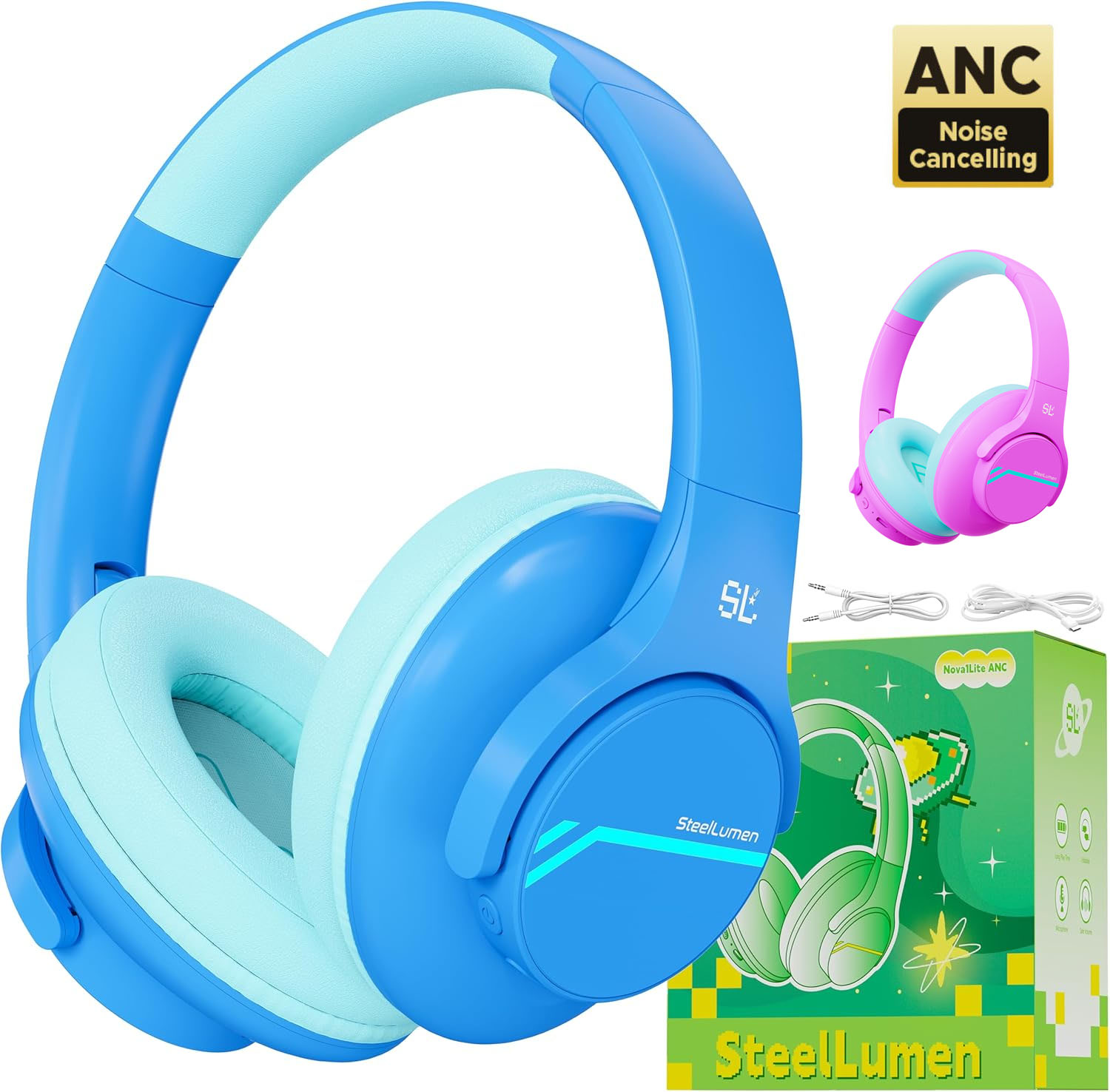 ANC Noise Cancelling Headphone - огляд і ціна Contact Pickup Mic