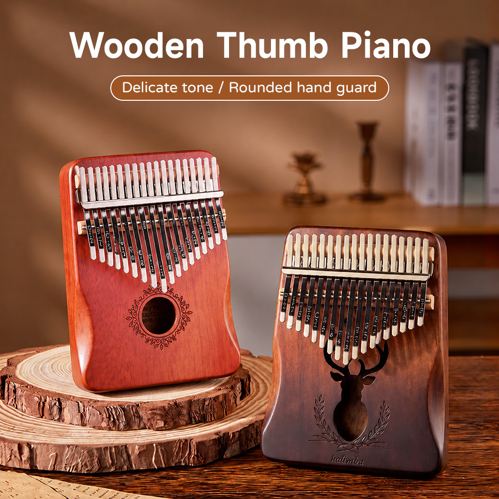 21 Key Mahogany Kalimba 17 Key - огляд і ціна Kalimba Thumb Piano