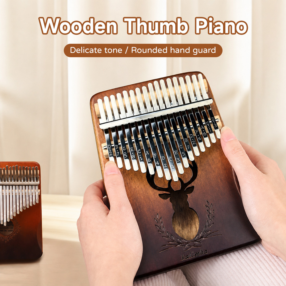 21 Key Mahogany Kalimba 17 Key - огляд і ціна Kalimba Thumb Piano