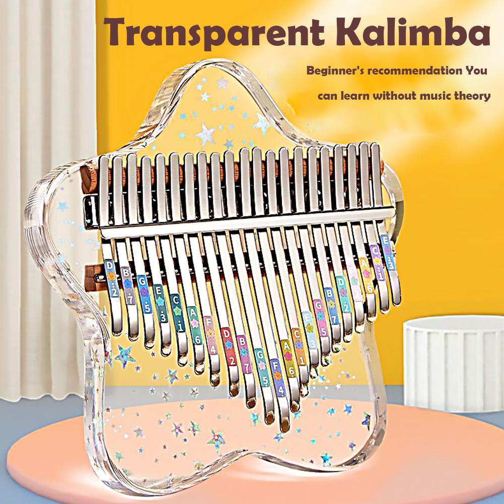 21/17 Keys Portable Finger Pia - огляд і ціна Kalimba Thumb Piano
