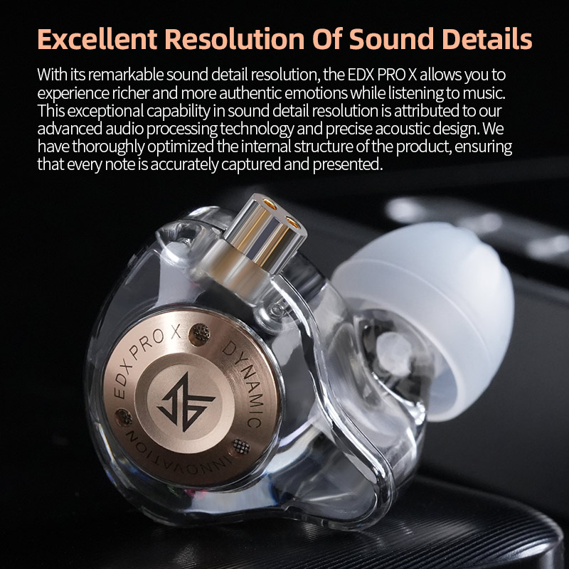 KZ EDX PRO X Dynamic Drive Ear - огляд і ціна Audio X Music