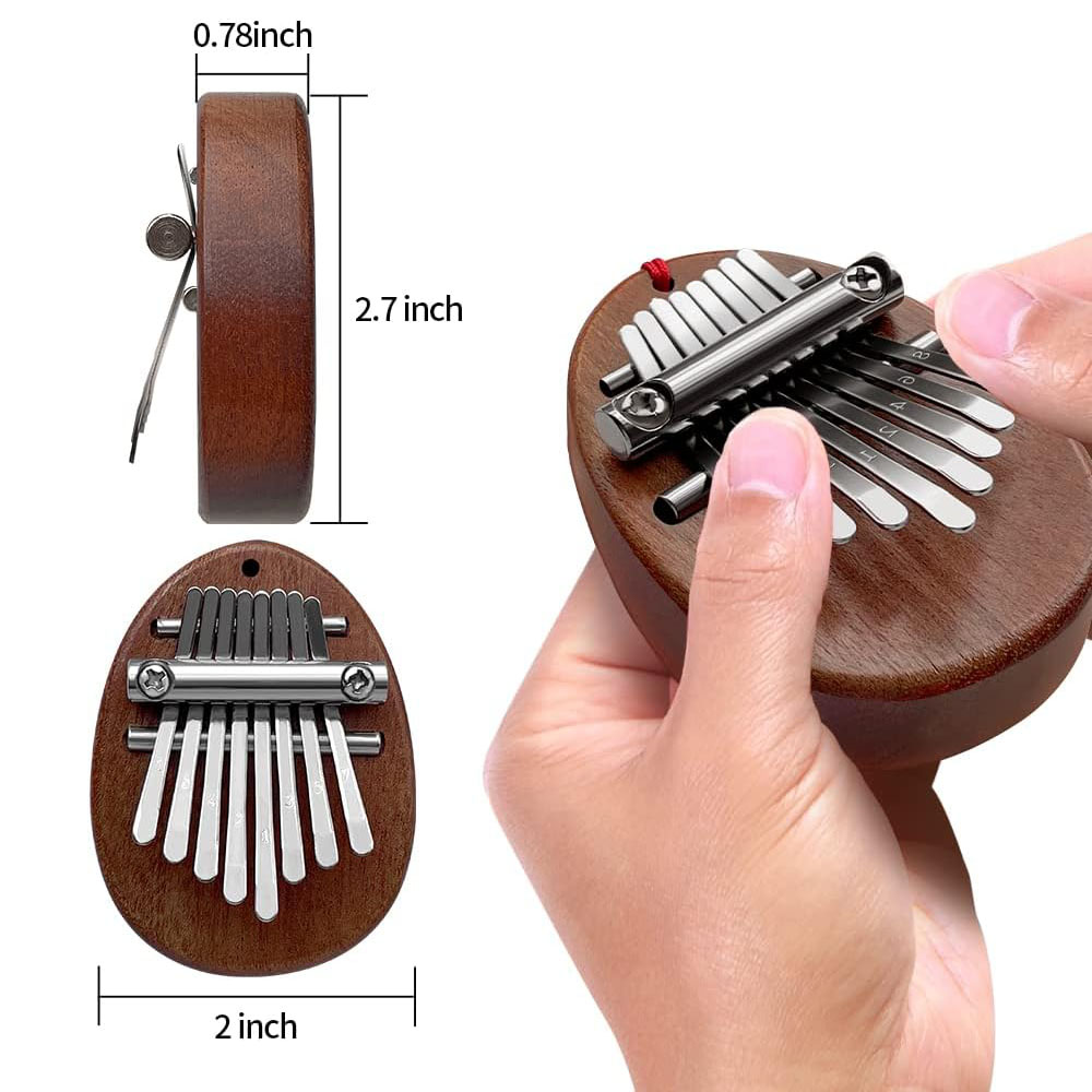 Portable Solid Wood 8 Key Mini - огляд і ціна Kalimba Thumb Piano