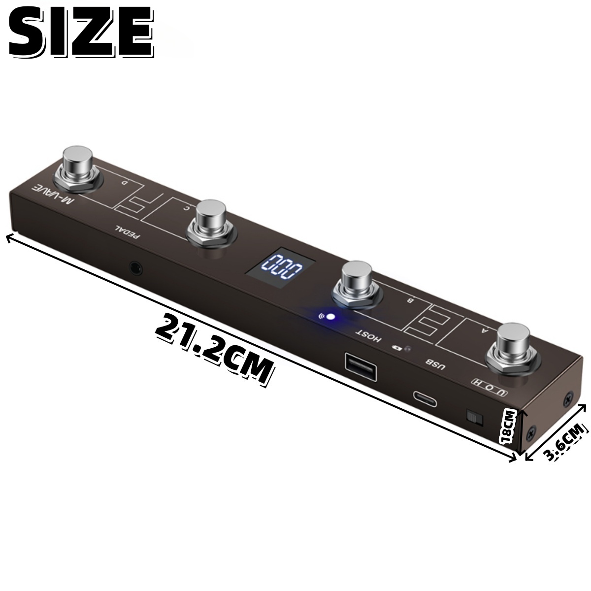 M-VAVE Chocolate Plus Wireless - огляд і ціна Piano Sustain Pedal