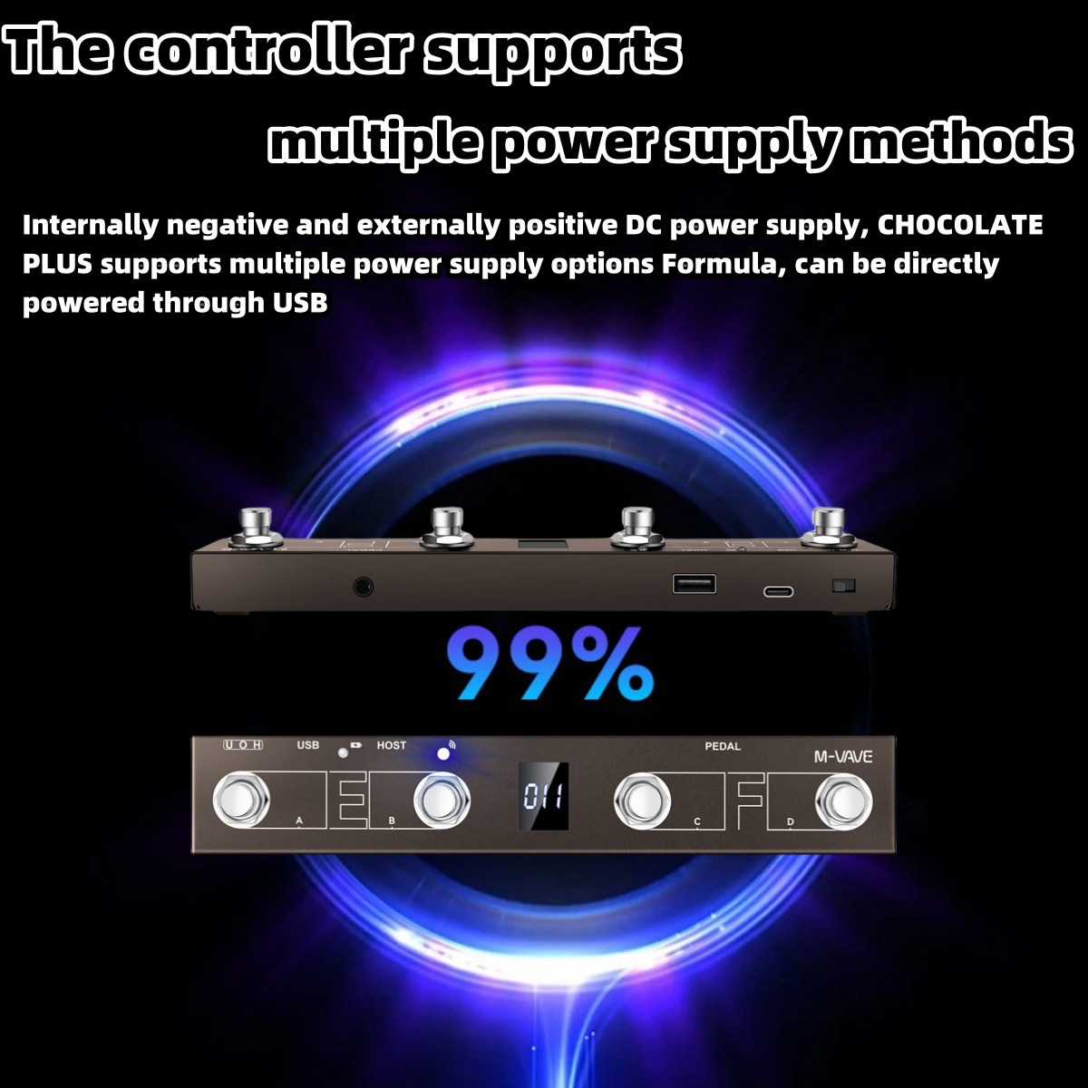 M-VAVE Chocolate Plus Wireless - огляд і ціна Piano Sustain Pedal