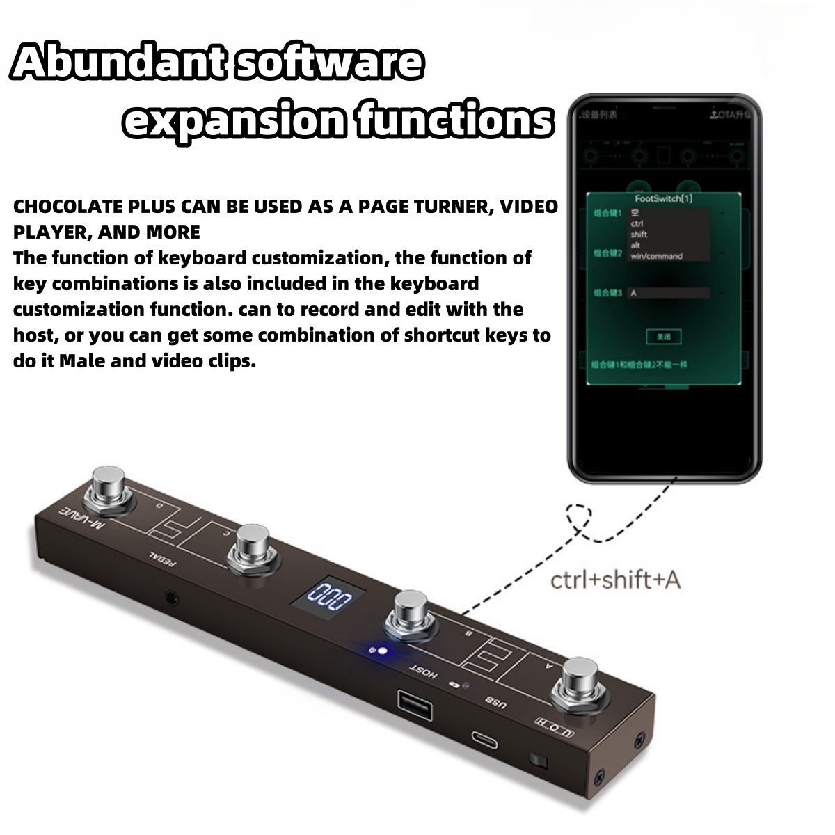 M-VAVE Chocolate Plus Wireless - огляд і ціна Piano Sustain Pedal
