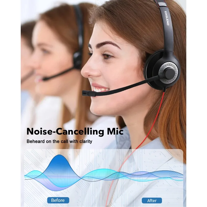 JIAMQISHI EH01 USB Headset PC  - огляд і ціна Contact Pickup Mic