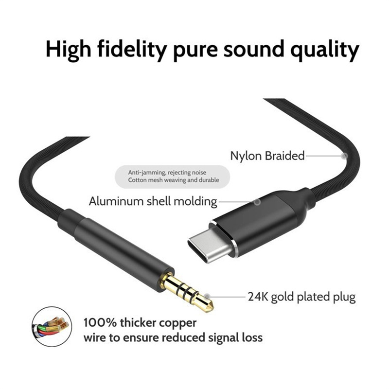 Usb Type C To 3.5mm Aux Audio  - огляд і ціна Contact Pickup Mic